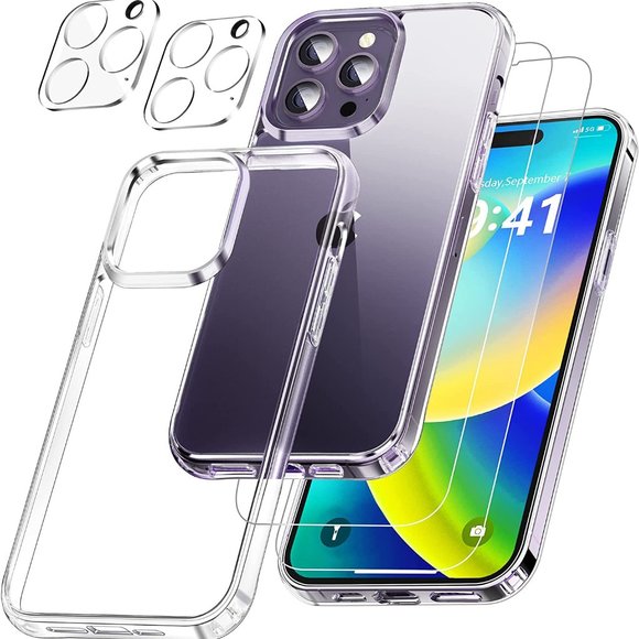 Other - New Protective Clear Case for iPhone 14 Pro Max 6.7 Inch [5 in 1] Military Grade